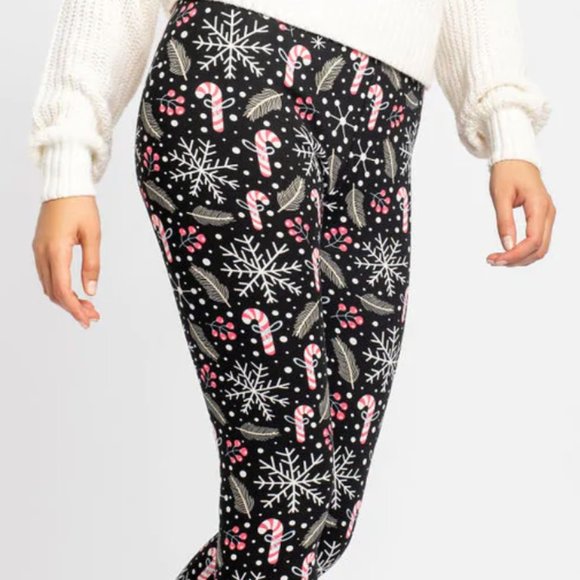 Just Cozy - Candy Cane Leggings - Picture 2 of 6